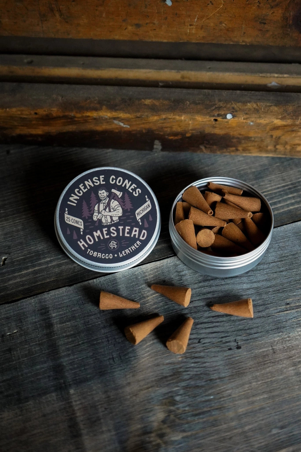 Ambush Candle Co. - Homestead | Tobacco + Leather Incense