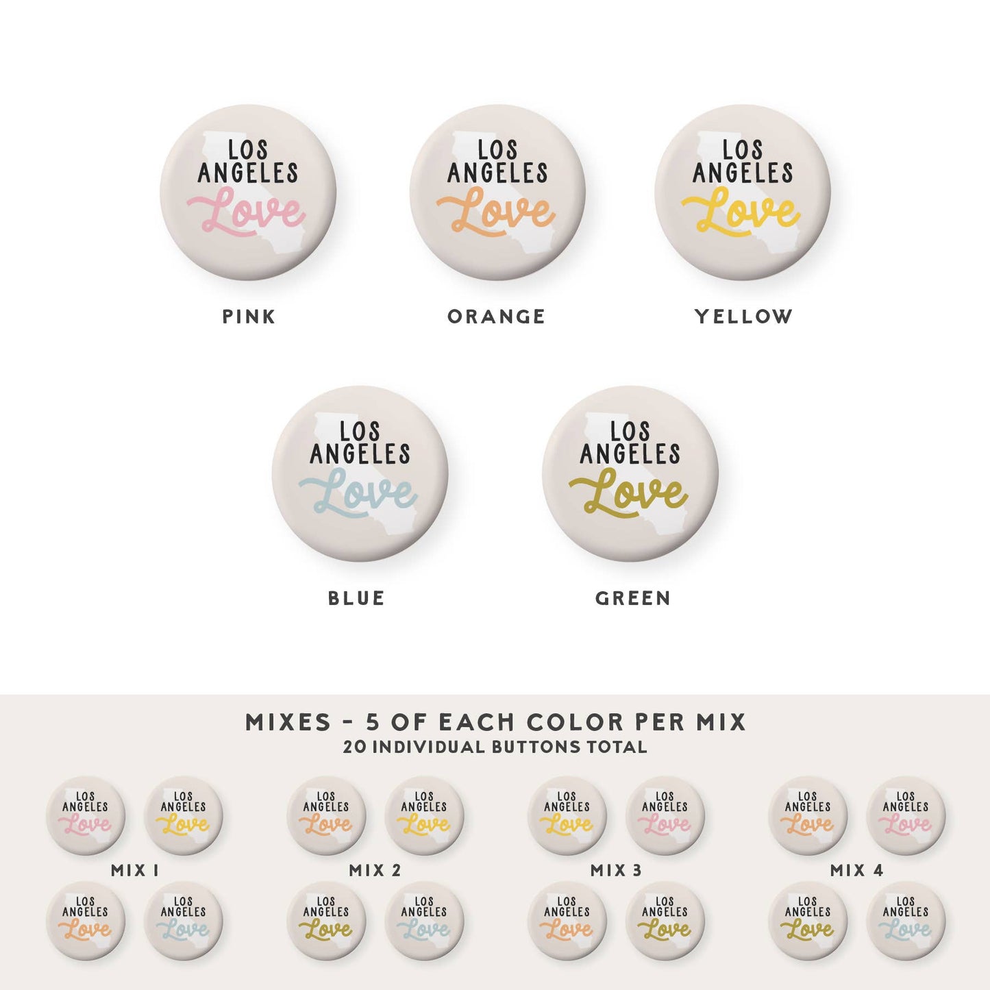 Custom City Love Button
