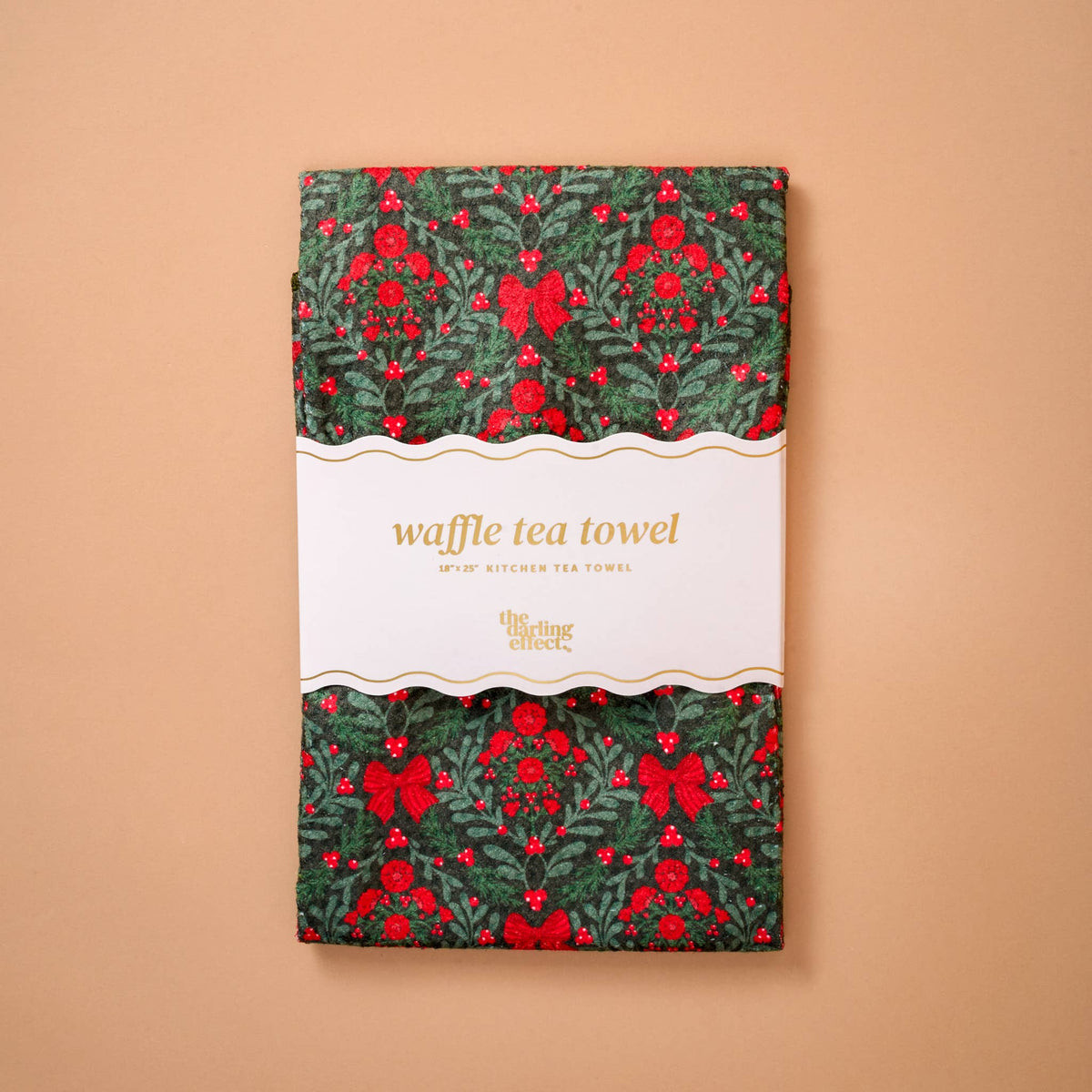 Waffle Tea Towel-A Merry Moment