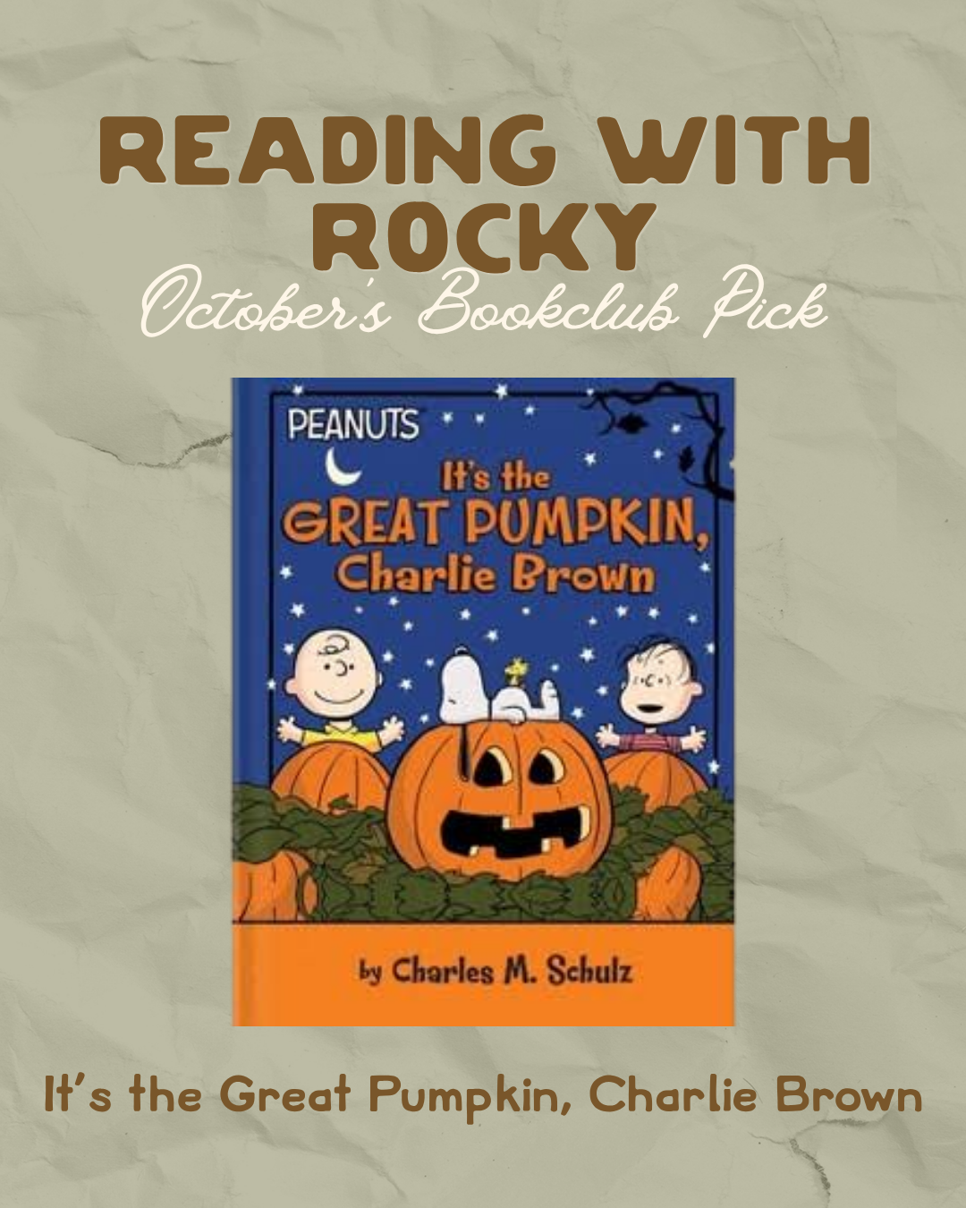 Reading with Rocky - Story Time October