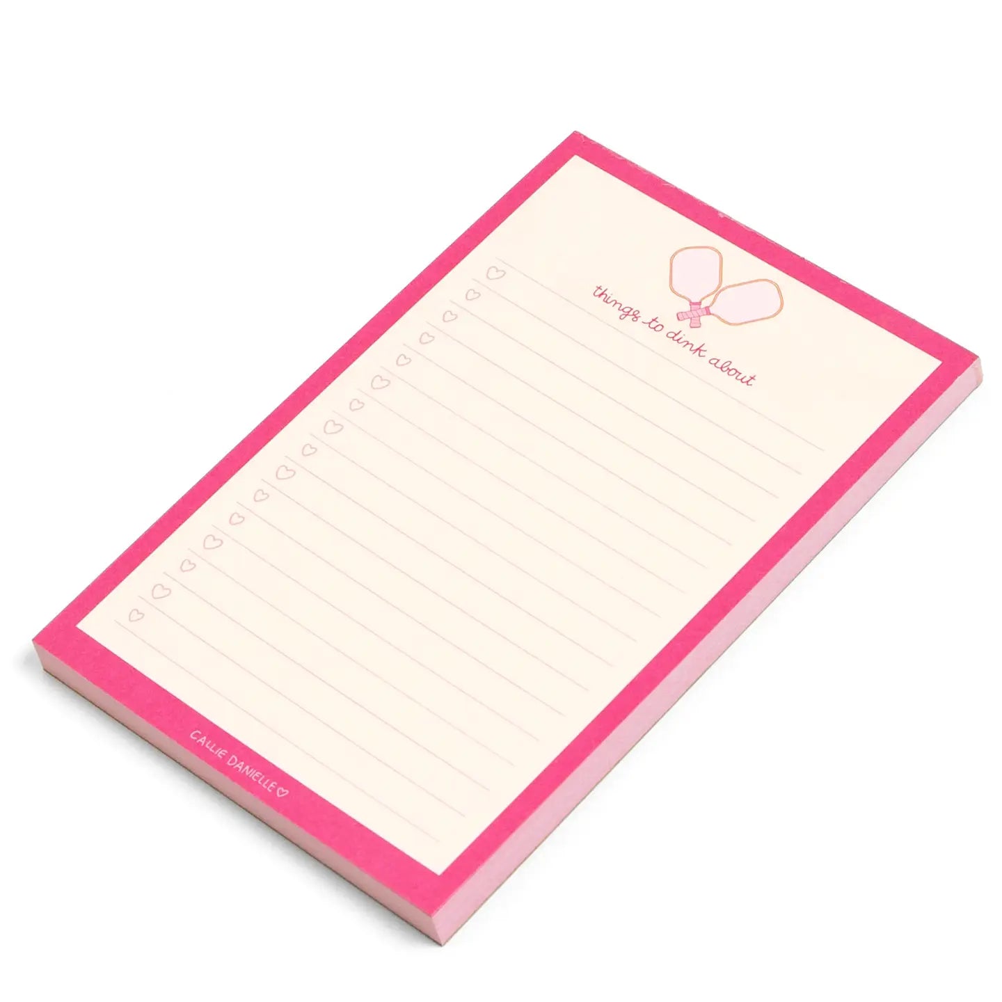 Things To Dink About Pickleball Notepad