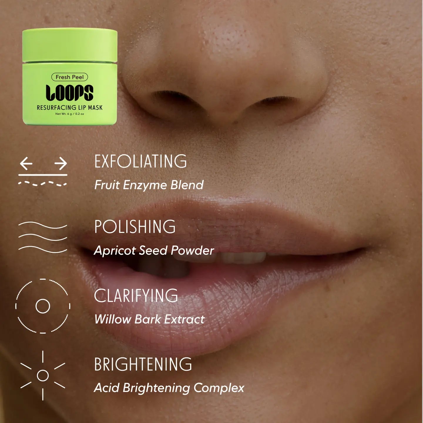 LOOPS Fresh Peel Mini Lip Mask