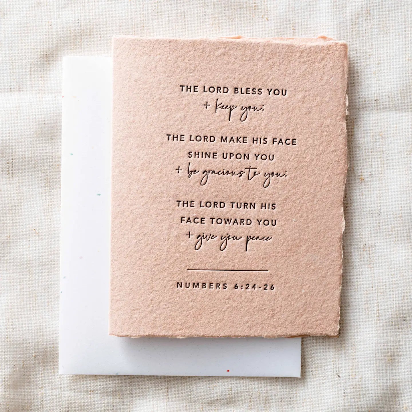 Lord Bless You & Keep You | Prayer Religious Greeting Card