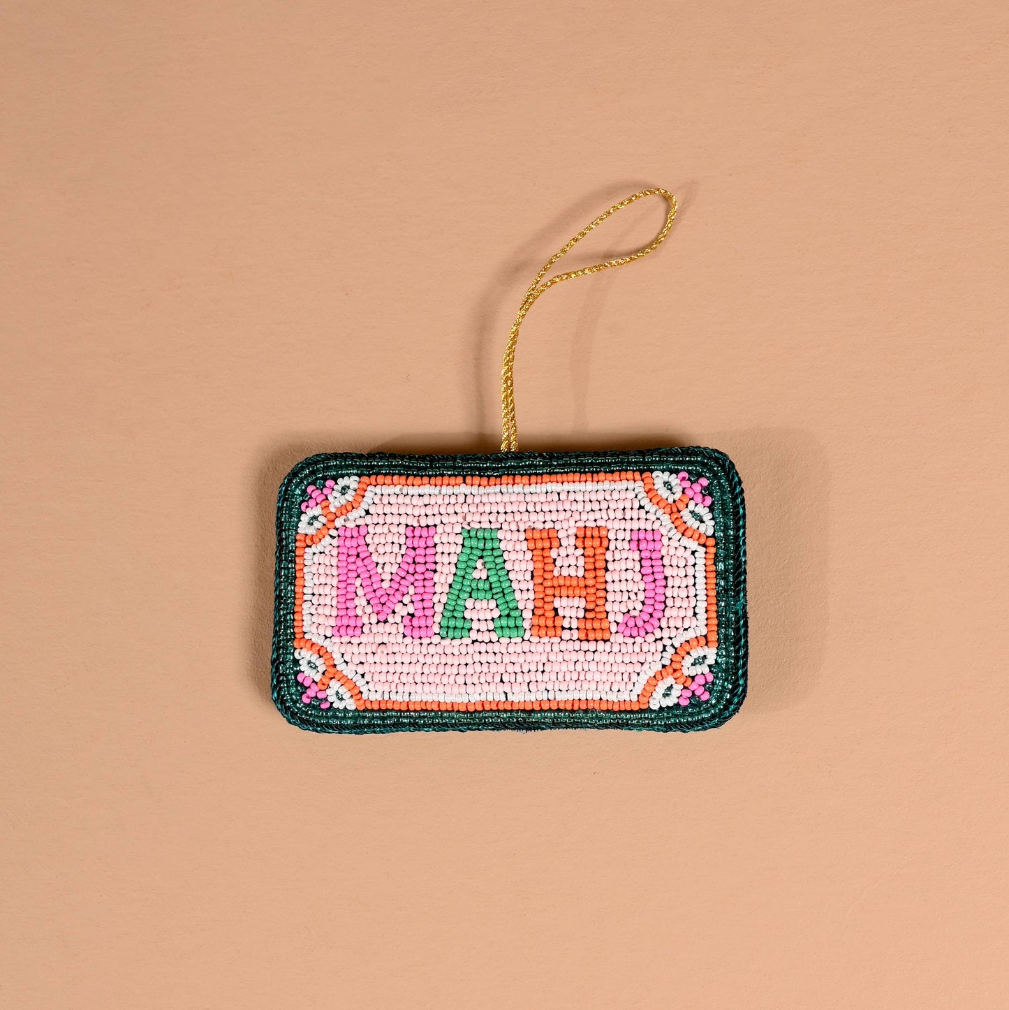 Handcrafted Beaded Ornament-Mahj