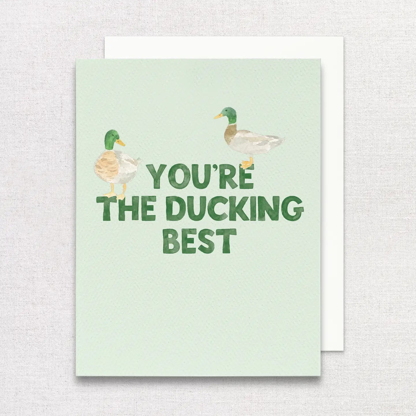 You're the Ducking Best Greeting Card | Funny Thank You Card