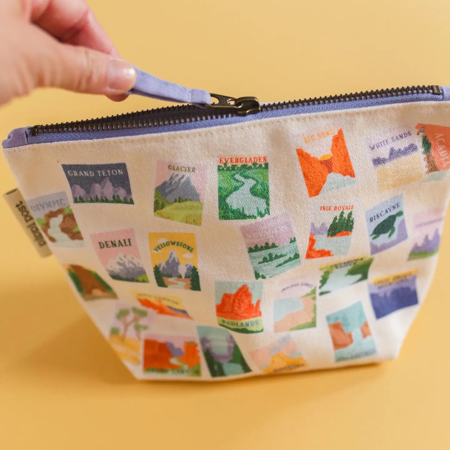 National Park Canvas Pouch