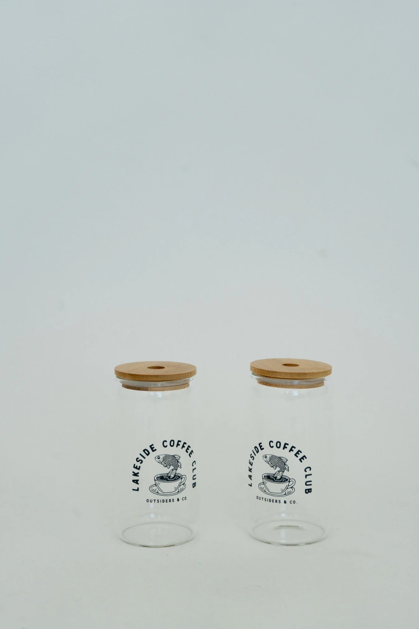 Lakeside Coffee Club Glass