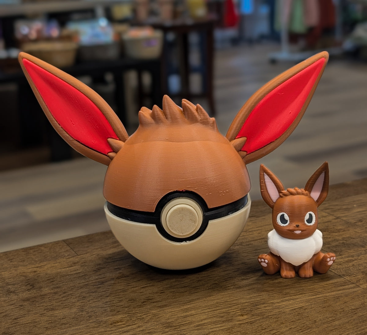 Pokeball + Character 3D Print