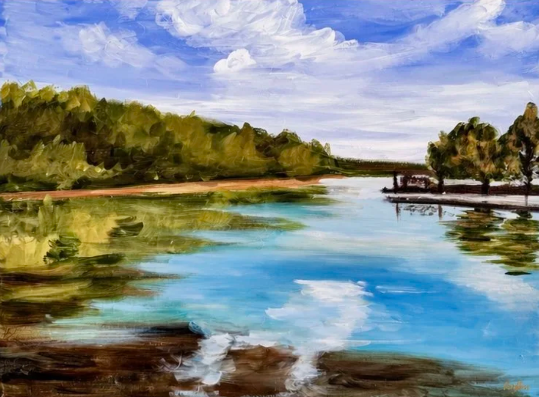 Skillpop: Lake Norman Landscape Painting
