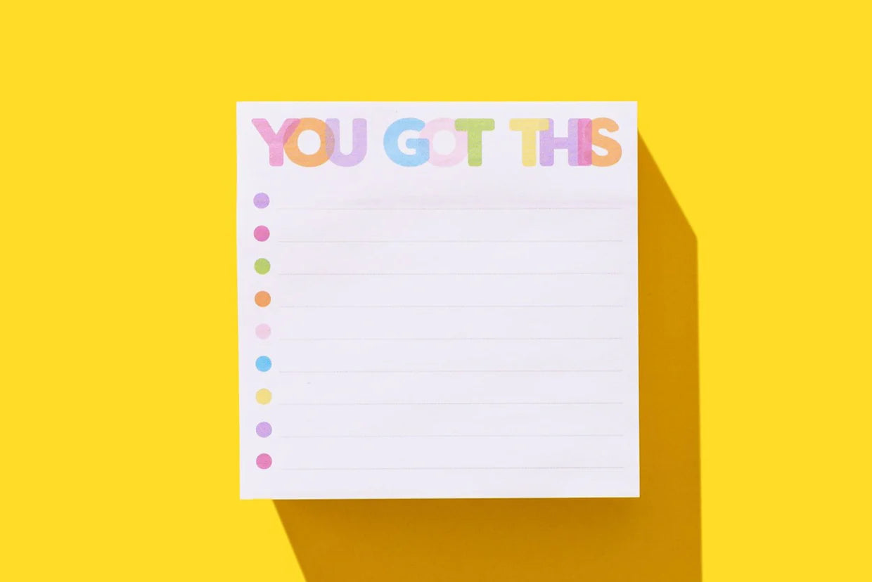 You Got This Sticky Reminder Pad