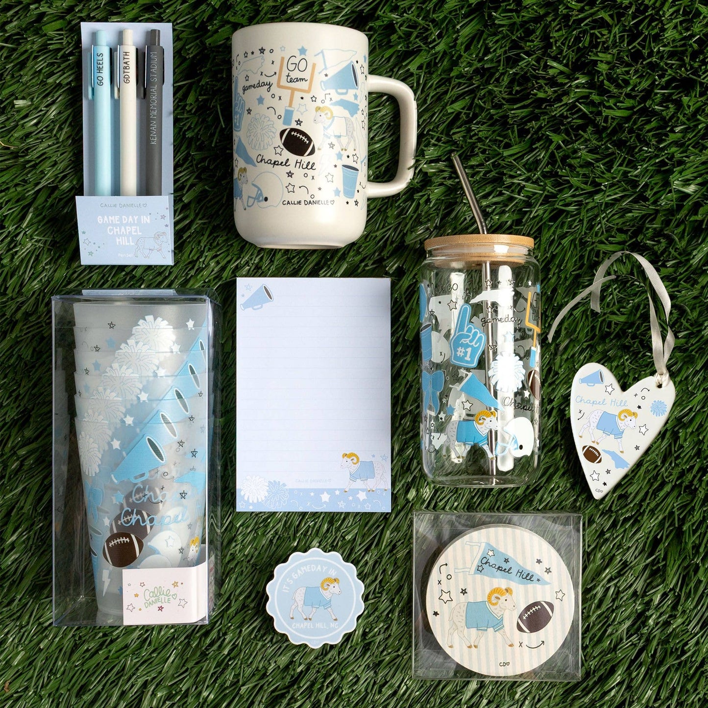 Chapel Hill Football Game Day Pen Set