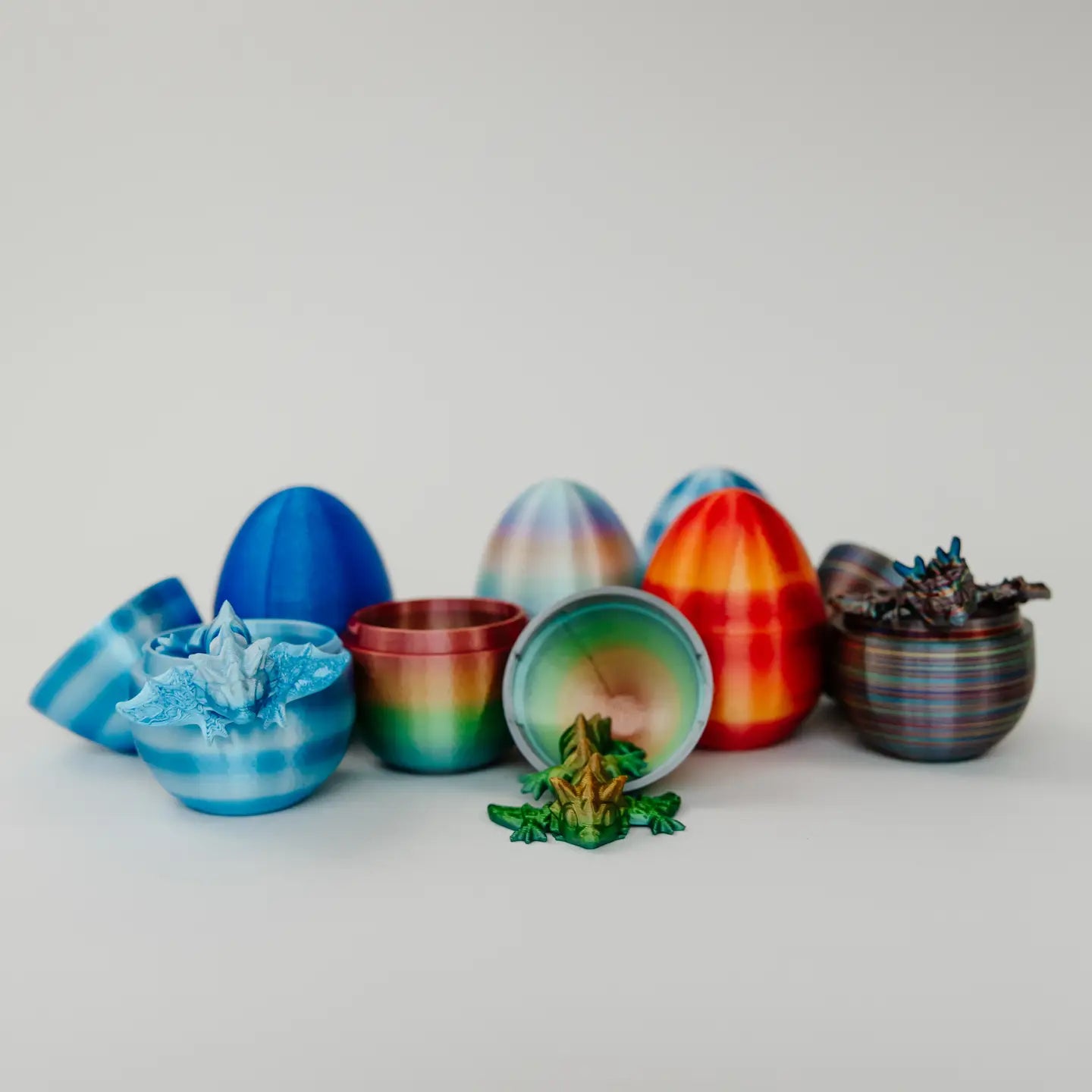 Small 3D Printed Mystery Dragon Egg Set