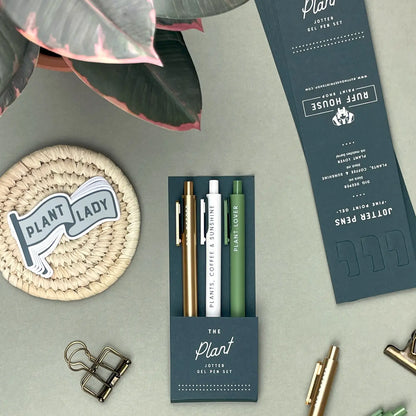 Plant Jotter Gel Pen: Set of 3