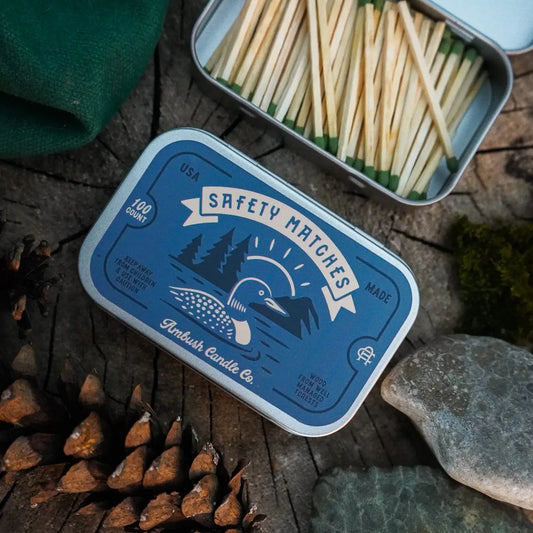 Ambush Candle Co. - Safety Matches - Lake Echoes