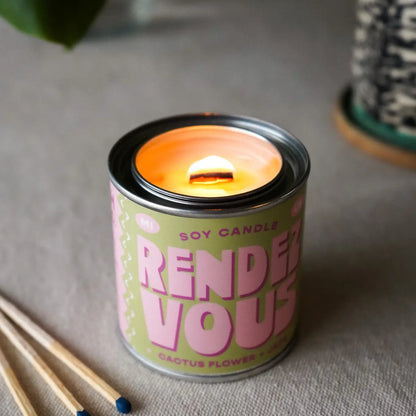 Ambush Candle Co. - Rendezvous | Cactus Flower + Jade 8oz Soy Candle