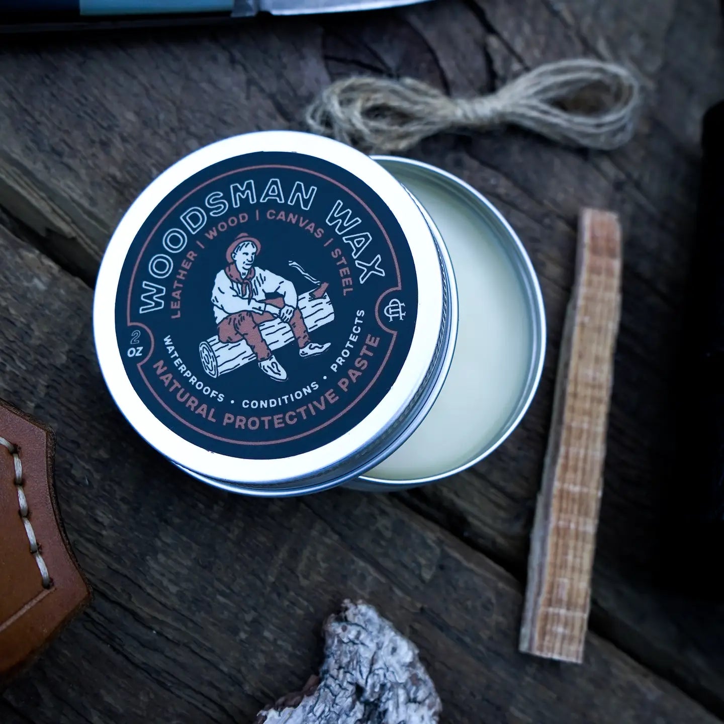 Woodsman Wax | Leather & Gear - 2oz Protective Paste