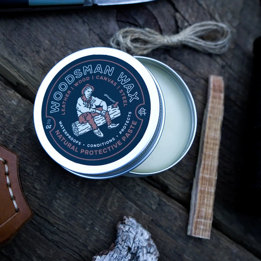 Woodsman Wax | Leather & Gear - 2oz Protective Paste