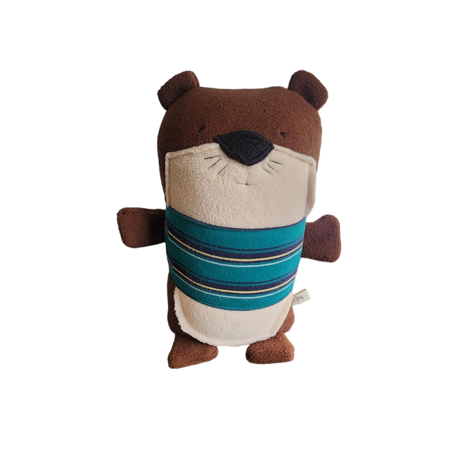 Ollie the Otter, handmade plush toy