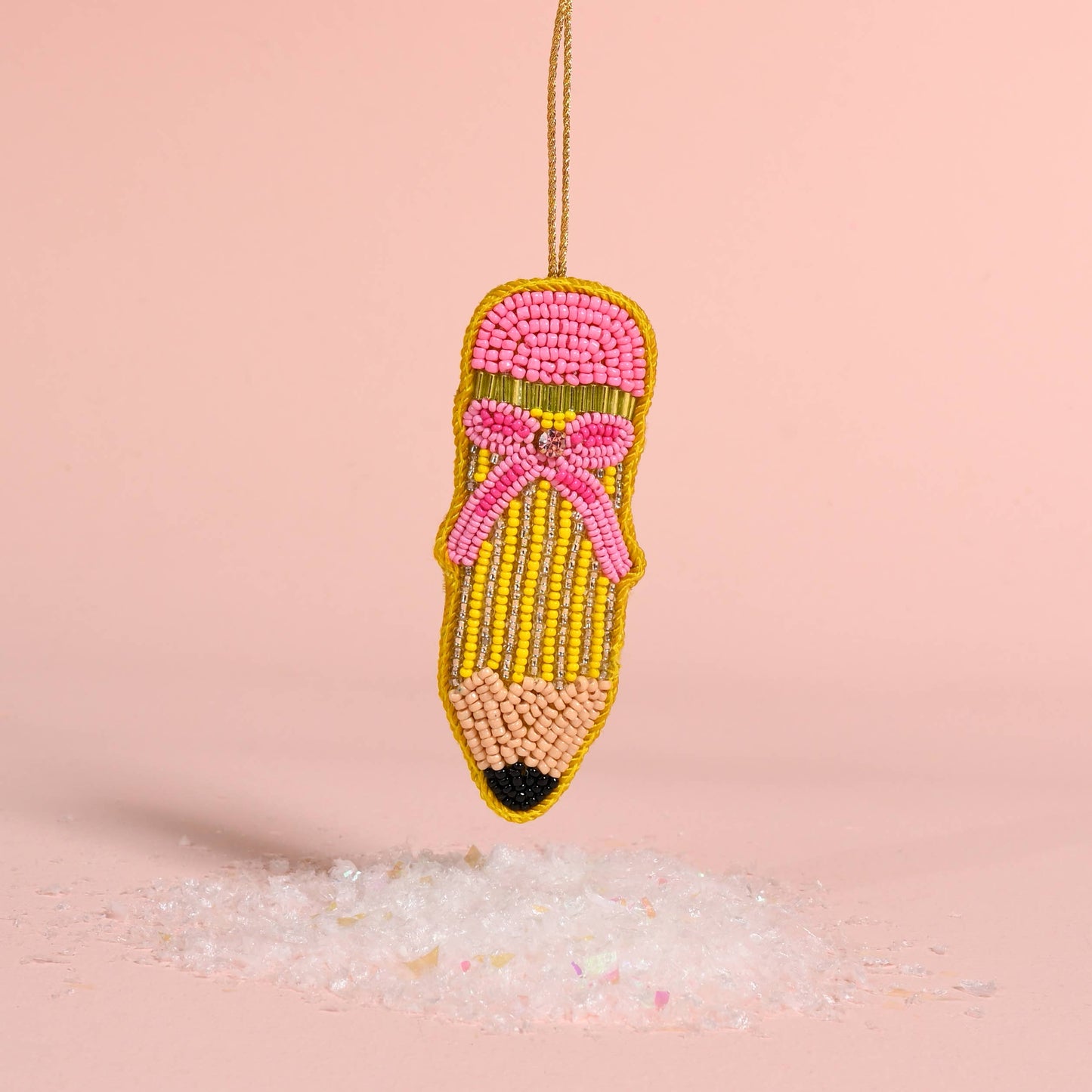 Handcrafted Beaded Ornament-Pencil