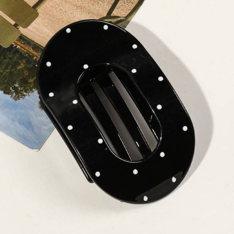 Simple Polka Dots Hair Claw Clip MK2PPM6W6HCP540