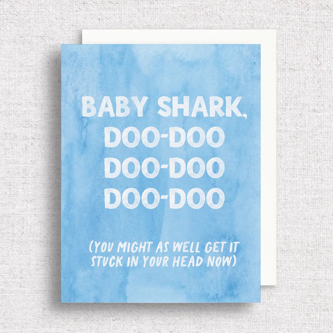 Baby Shark Greeting Card | Funny Baby Shower Card
