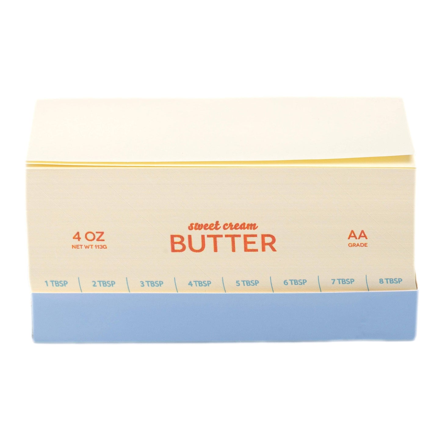 Retro Butter Paper Notepad