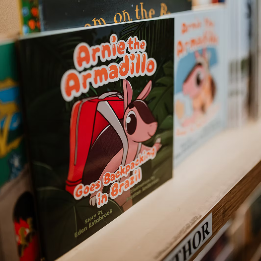 Arnie the Armadillo Goes Backpacking in Brazil Book