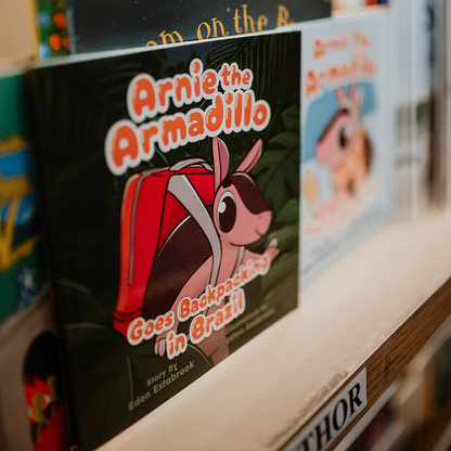 Arnie the Armadillo Goes Backpacking in Brazil Book