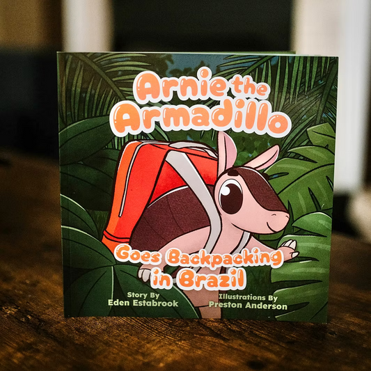 Arnie the Armadillo Goes Backpacking in Brazil Book