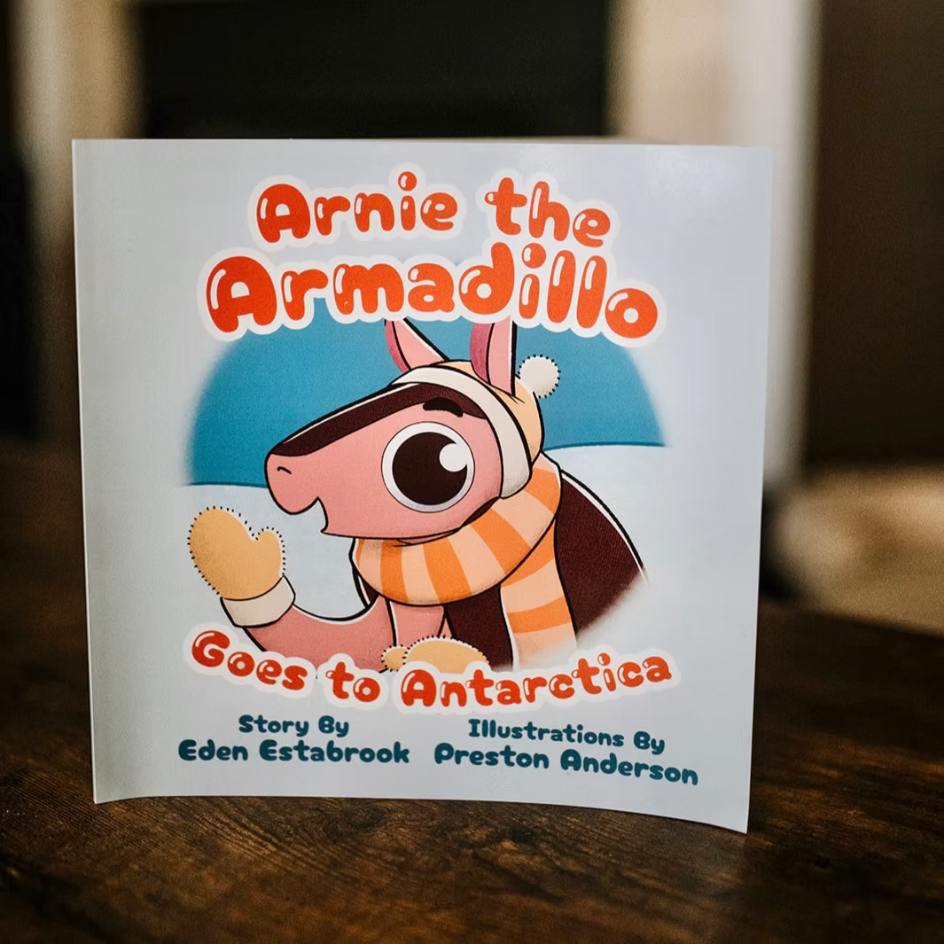 Arnie the Armadillo Goes to Antarctica Book