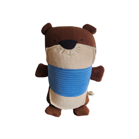 Ollie the Otter, handmade plush toy