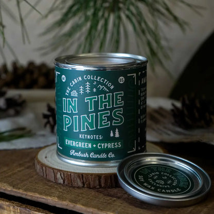 In the Pines | Evergreen + Cypress 8oz Soy Candle