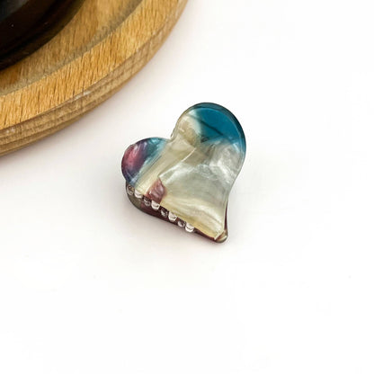 Mini Heart Hair Claw Clip, Valentine's Day Accessory