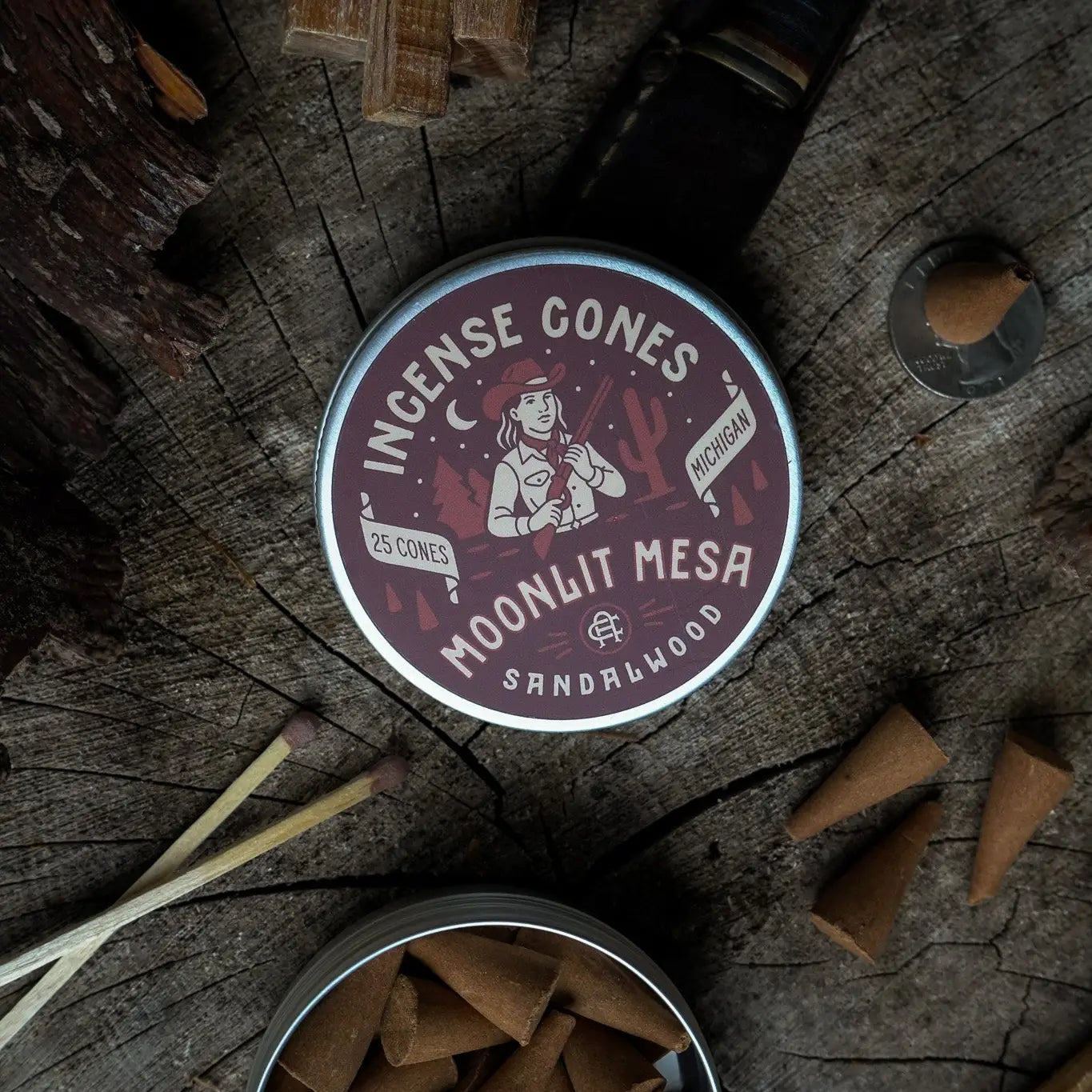 Ambush Candle Co. - Moonlit Mesa | Sandalwood Incense