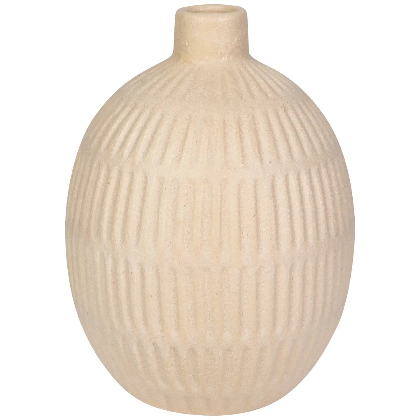 Sand Ceramic Bud Vase