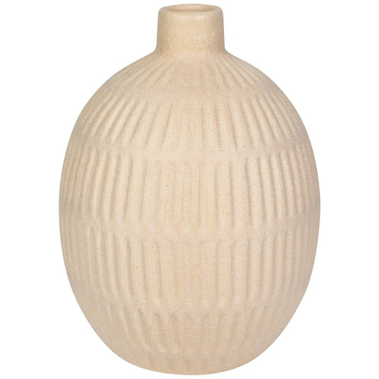 Sand Ceramic Bud Vase