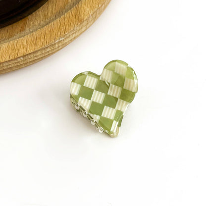 Mini Heart Hair Claw Clip, Valentine's Day Accessory