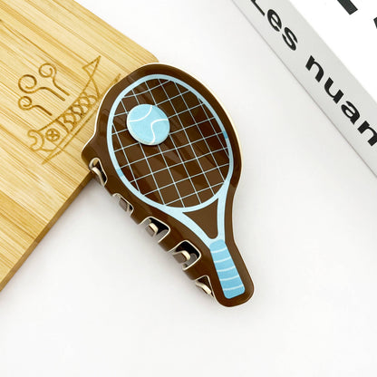 Tennis Racket Claw Clip, Sports Series Hair Clip