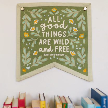 All Good Things Canvas Banner