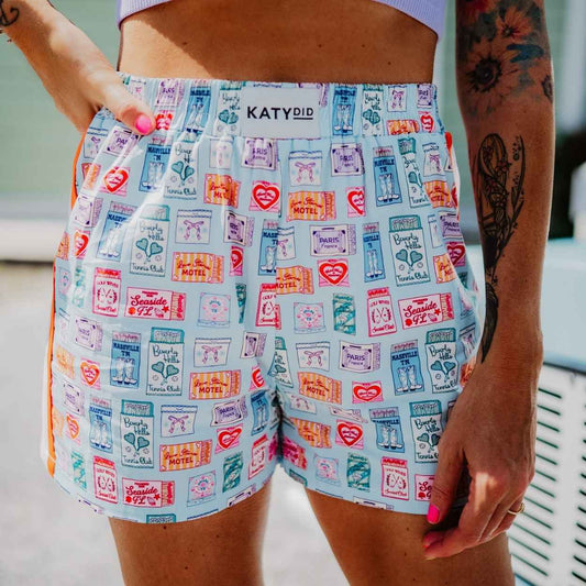 Traveling Matchbook Boxer Shorts