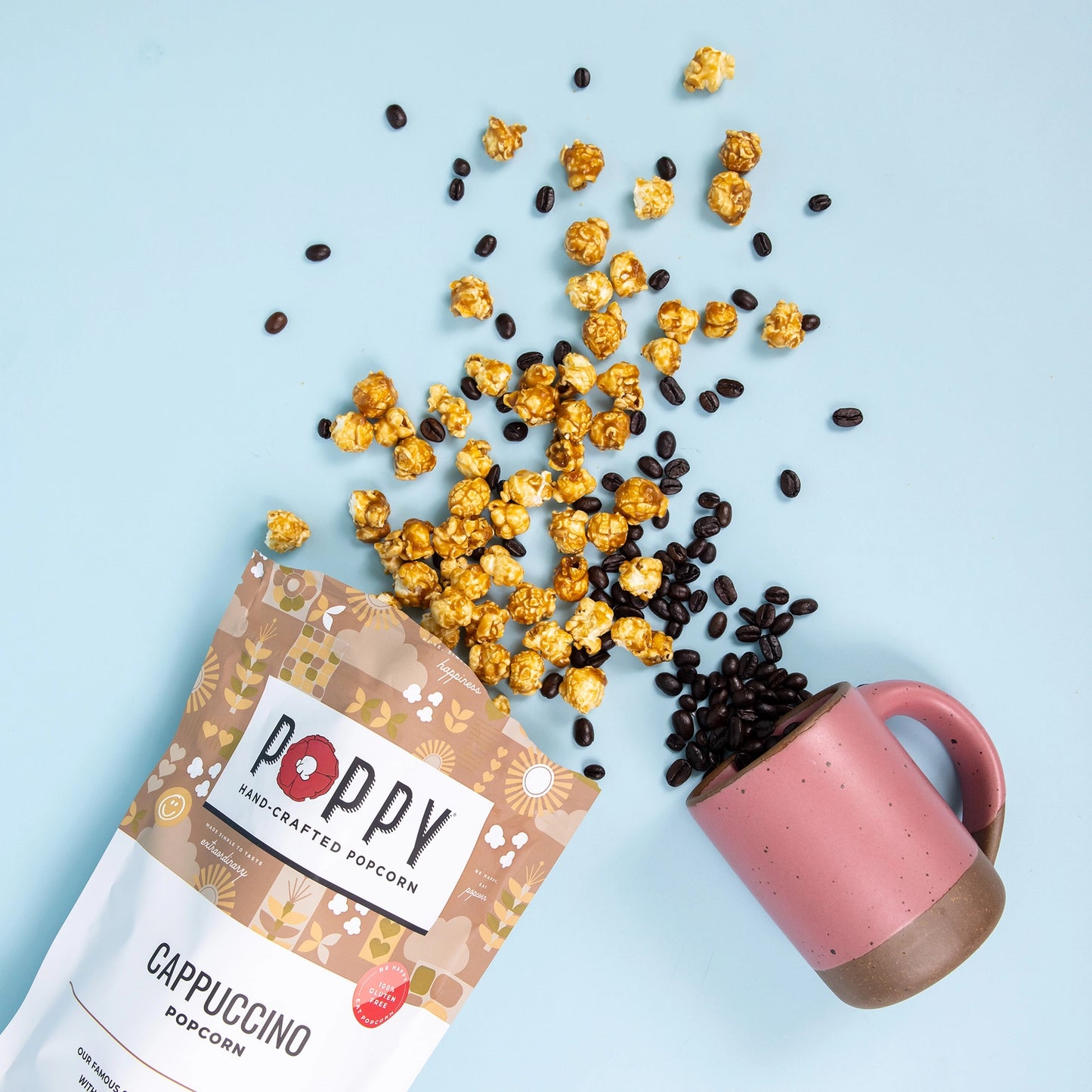 Poppy Cappuccino Popcorn