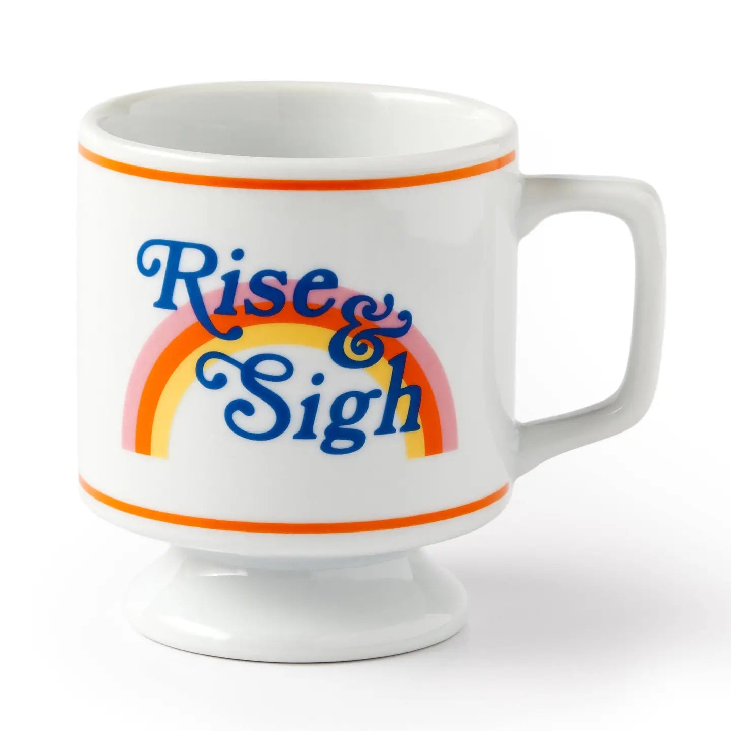 Brass Monkey Rise & Sigh Pedestal Mug