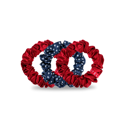 Silk Hair Scrunchie | Large | Independence Bae