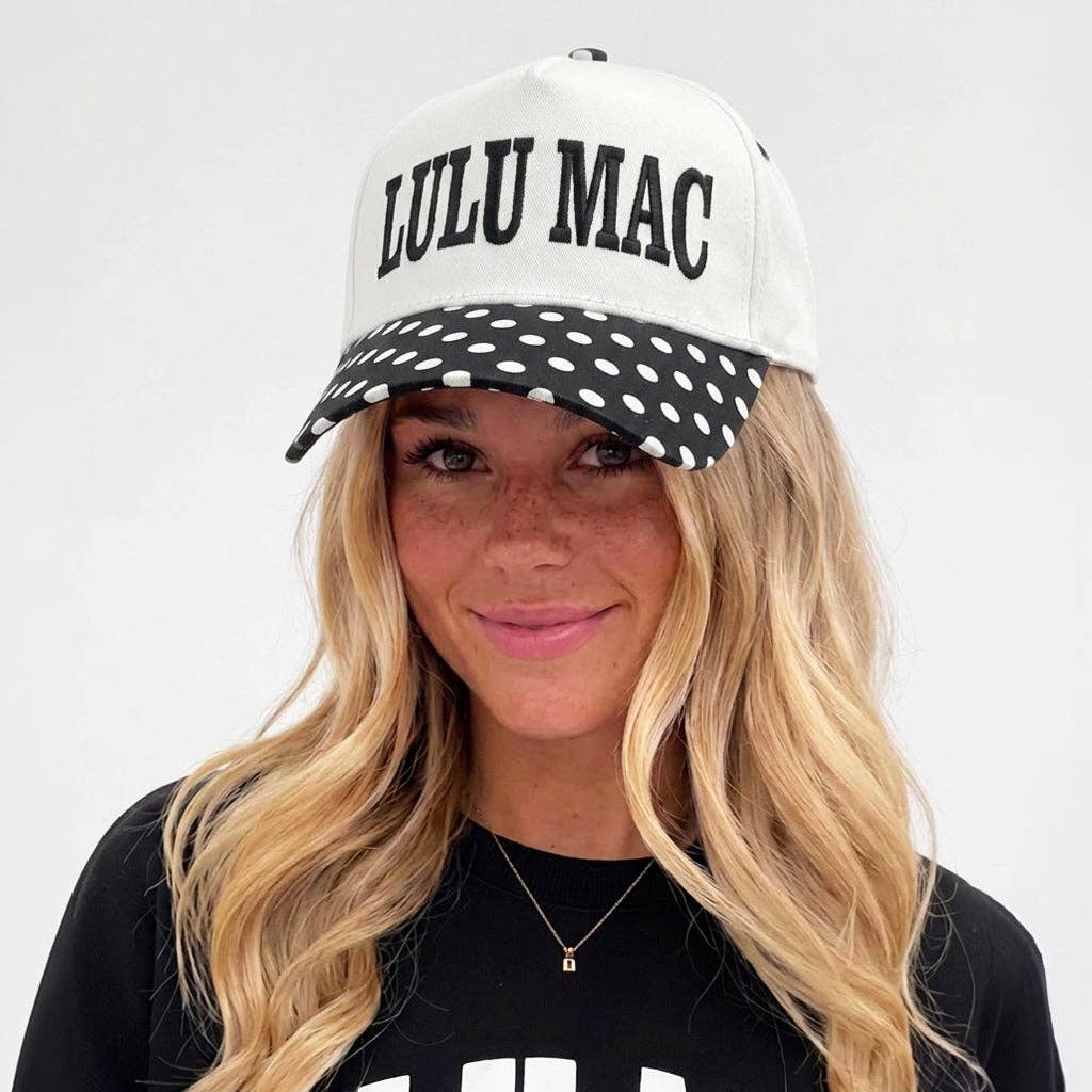 LM-CP-1002 Black/White Dot Cap