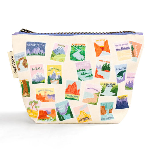 National Park Canvas Pouch