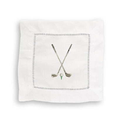 Augusta Mixed Linen Cocktail Napkin Set
