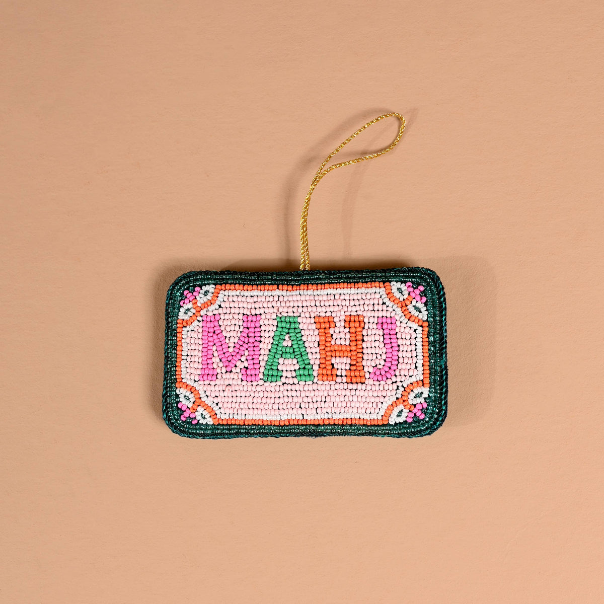 Handcrafted Beaded Ornament-Mahj