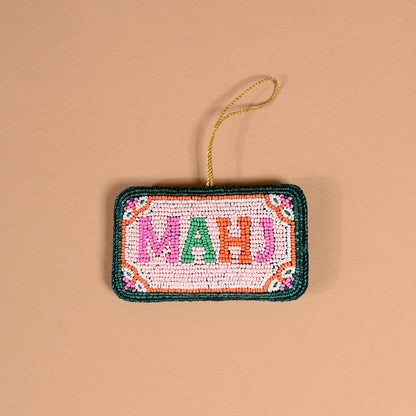 Handcrafted Beaded Ornament-Mahj