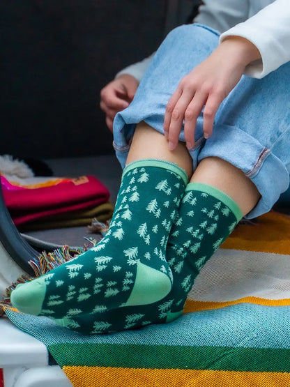 Pine Trees Unisex Socks