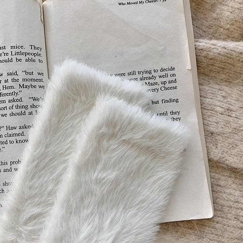Winter Fuzzy Plush Thicken Warm Crew Socks MK2BLW6W8FSO220